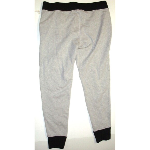 New Womens Designer True Religion Sweat Pants Gray Jogger Logo Black M Pockets - Picture 3 of 4